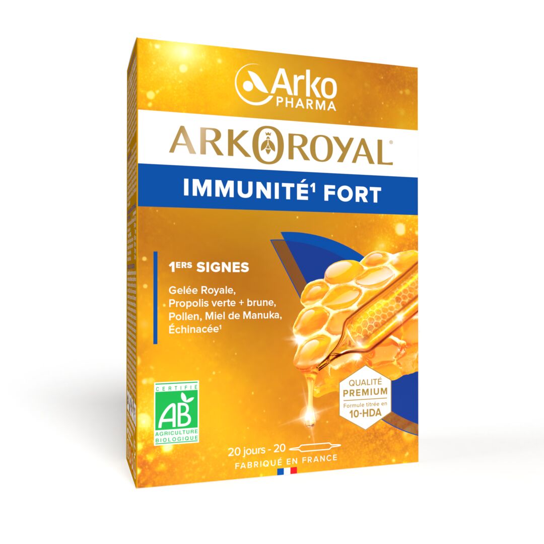 Arkopharma Arkoroyal© Immunité fort BIO 20 ampoules