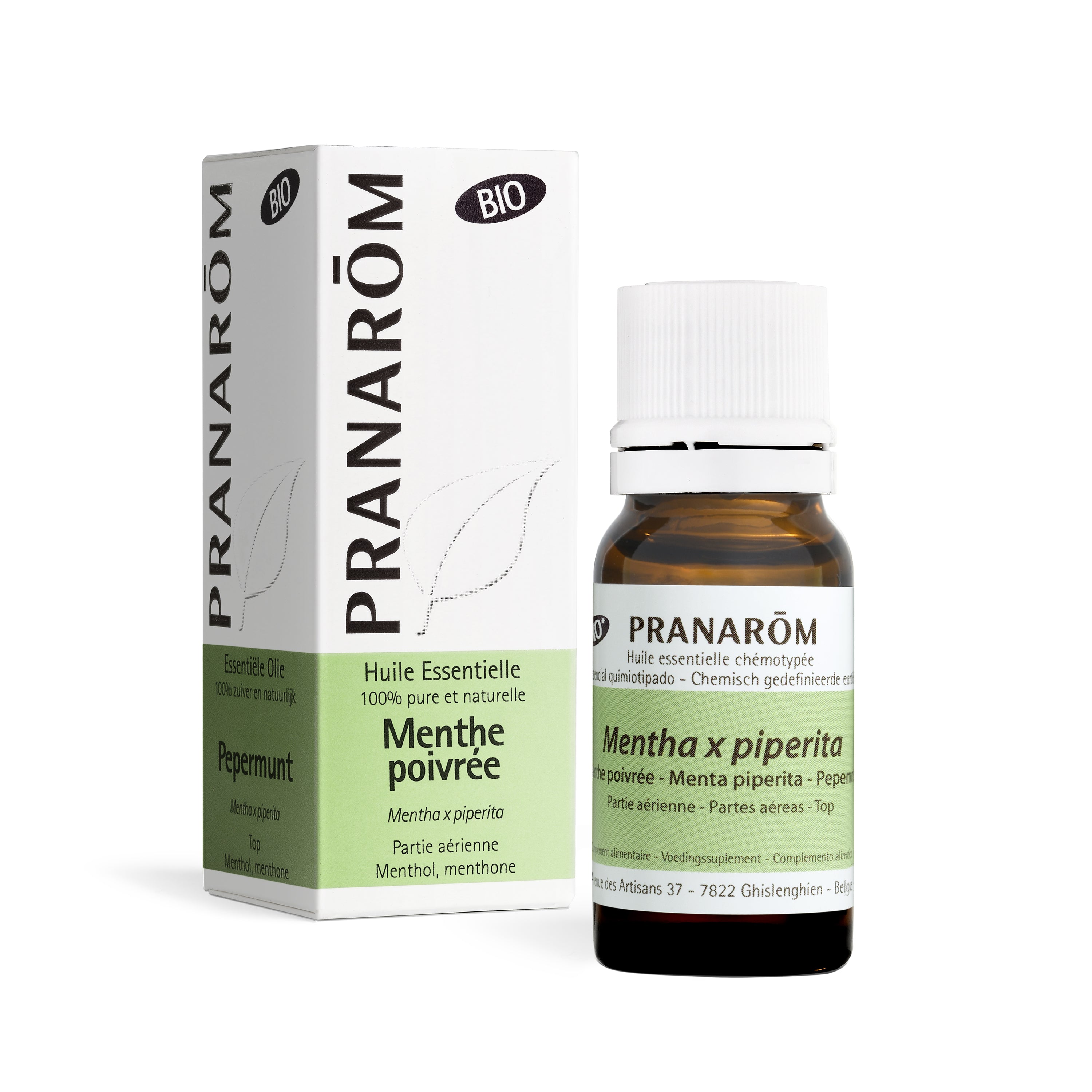 Pranarôm Huile essentielle de Menthe poivrée BIO 10 ml