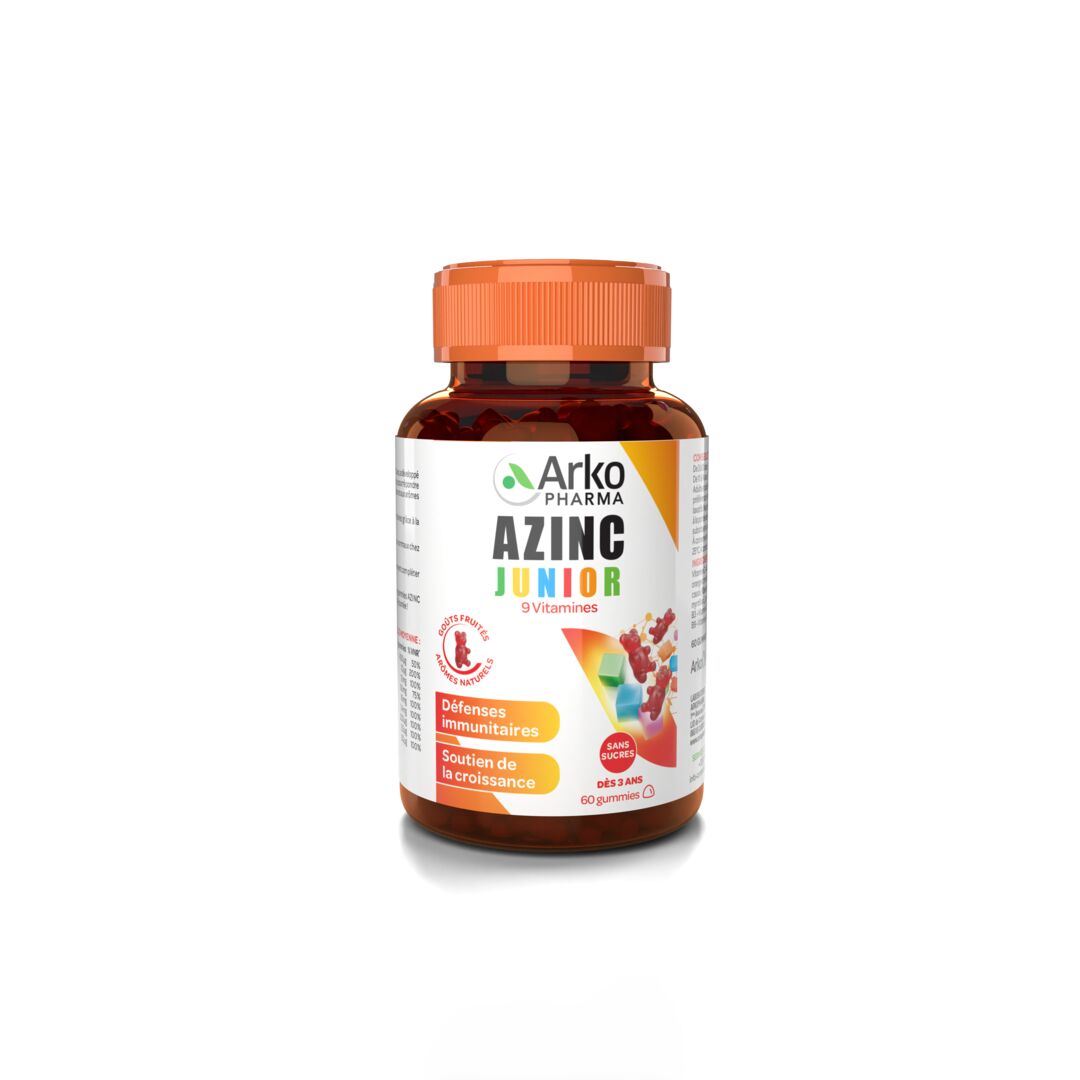 Arkopharma Azinc® Junior Gummies 60 gommes / Framboise & fruits des bois