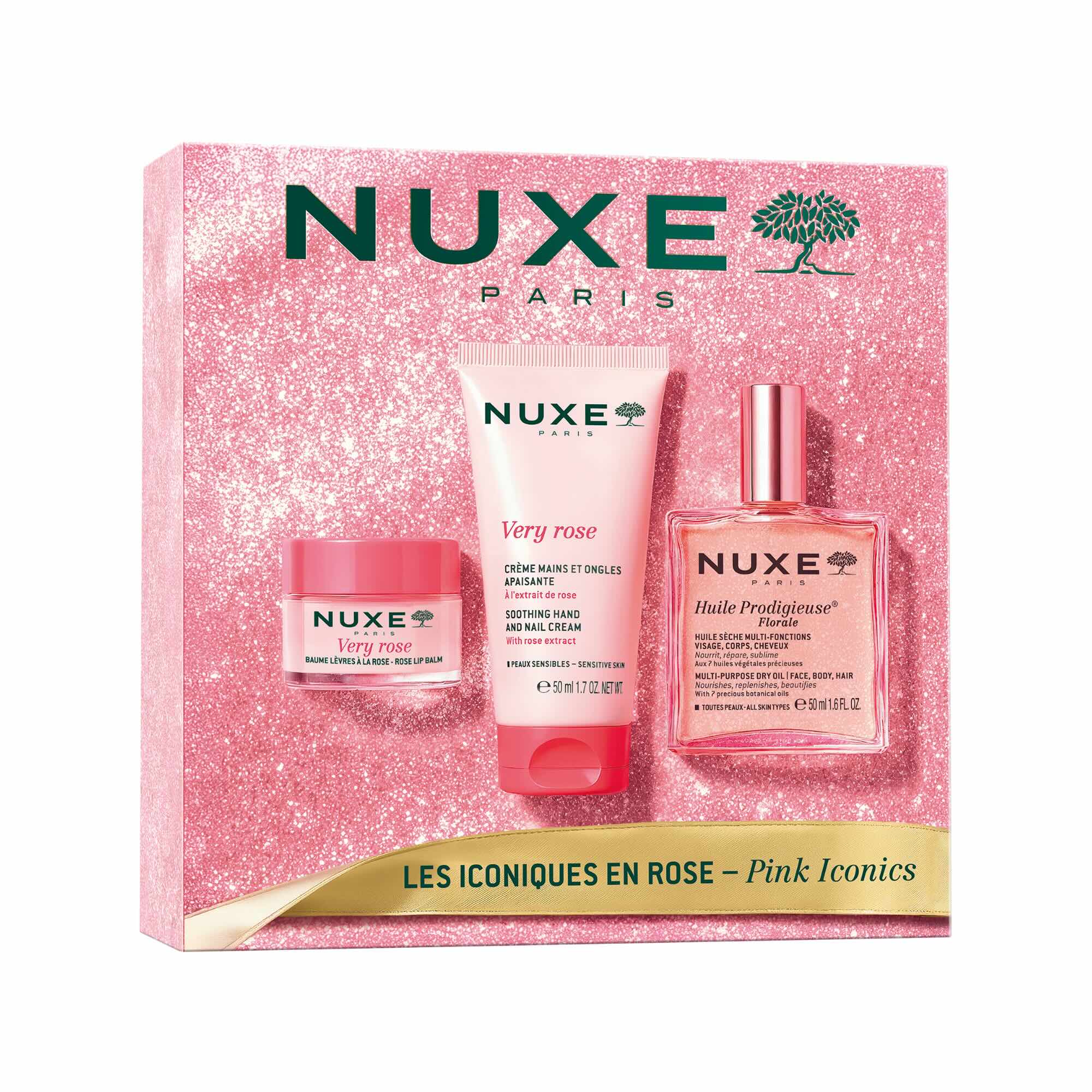 Nuxe Coffret Noël Les Iconiques en Rose
