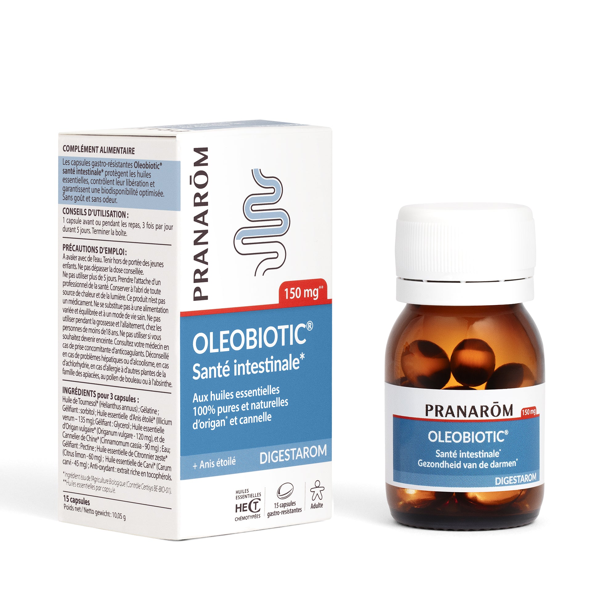 Pranarôm Oleobiotic® Santé intestinale