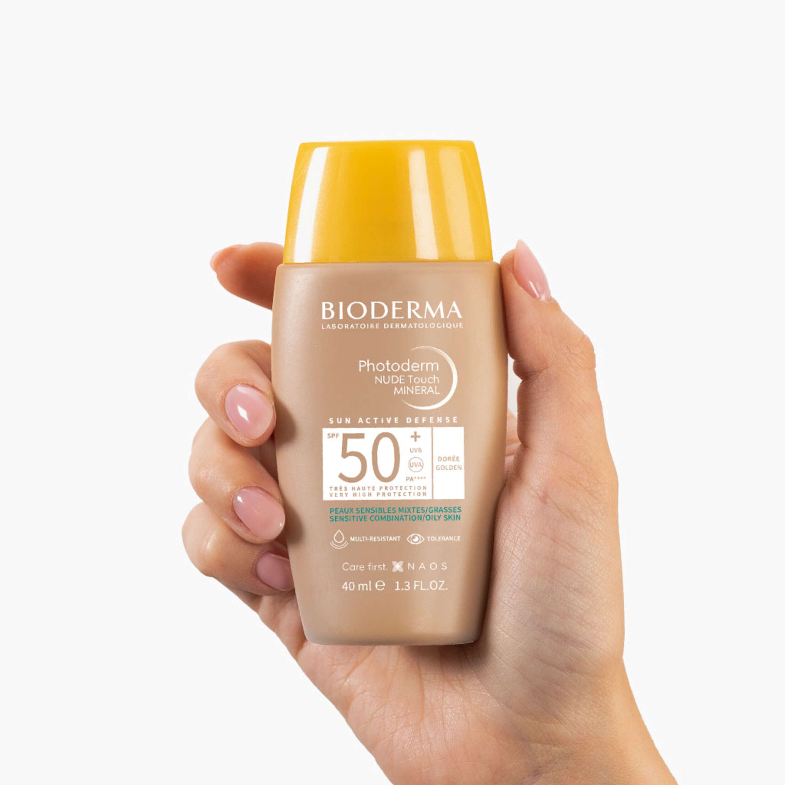 Bioderma Photoderm Nude Touch Mineral SPF50+ dorée 40 ml