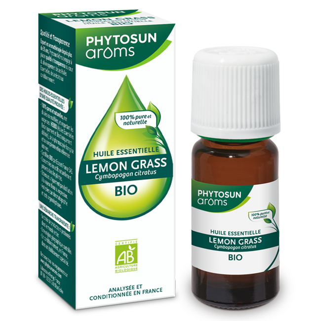 Phytosun Arôms Huile essentielle Lemon grass Bio 10 ml