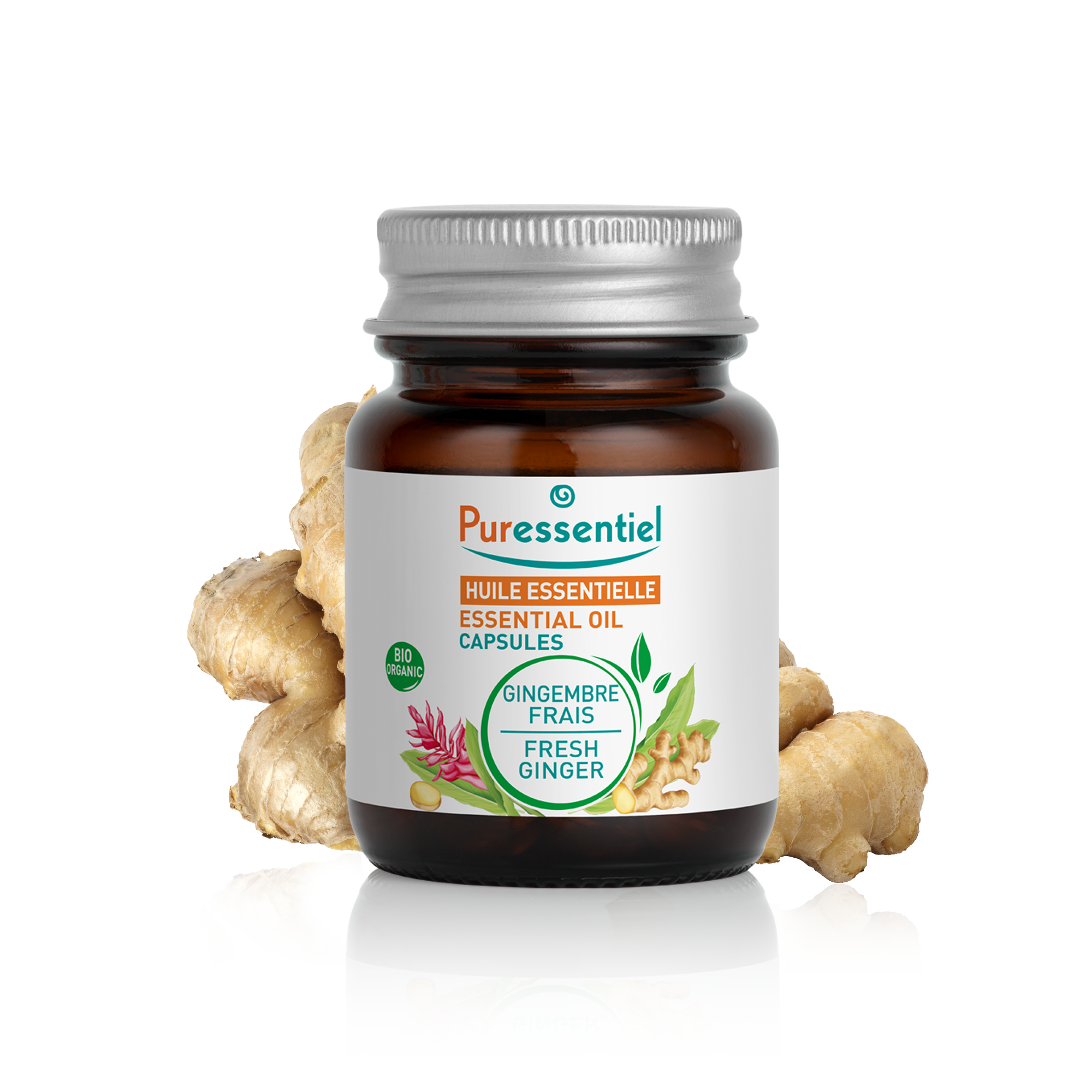 Puressentiel Capsules de Gingembre frais BIO 60 capsules