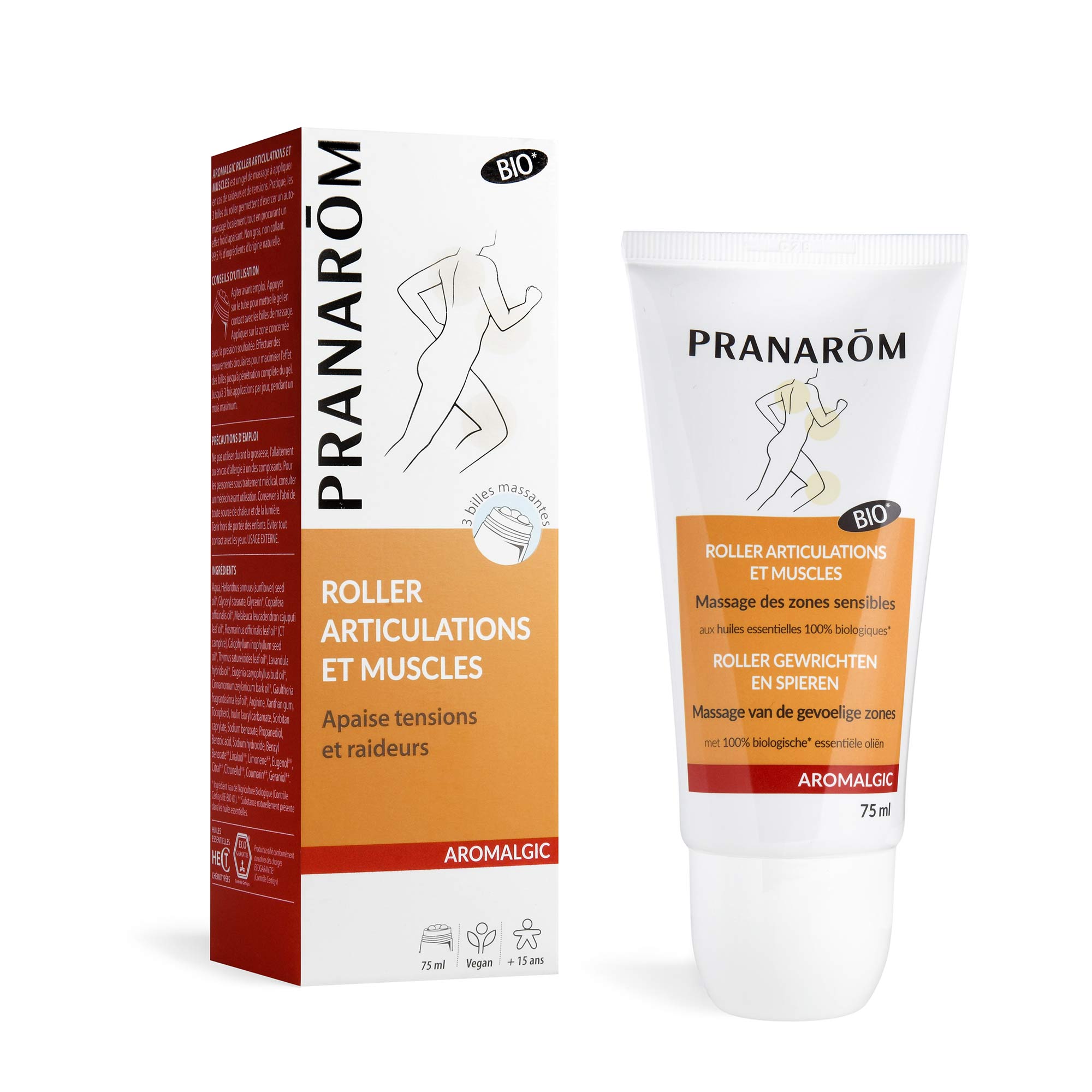 Pranarôm Roller articulations et muscles BIO 75 ml