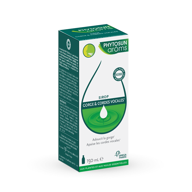 Phytosun Arôms Sirop gorge & cordes vocales 150 ml