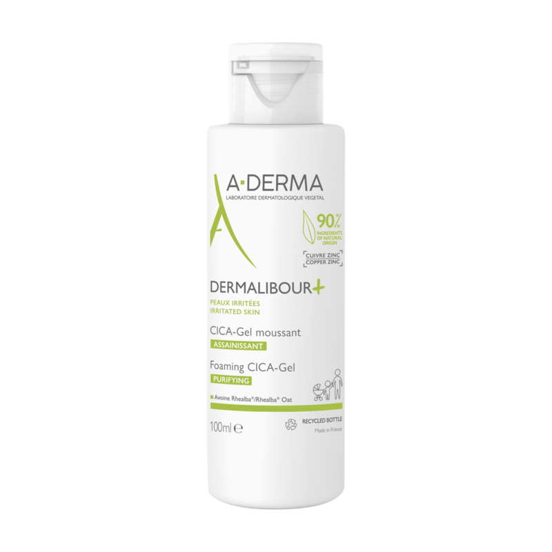 A-Derma Dermalibour+ CICA-Gel moussant assainissant 100 ml