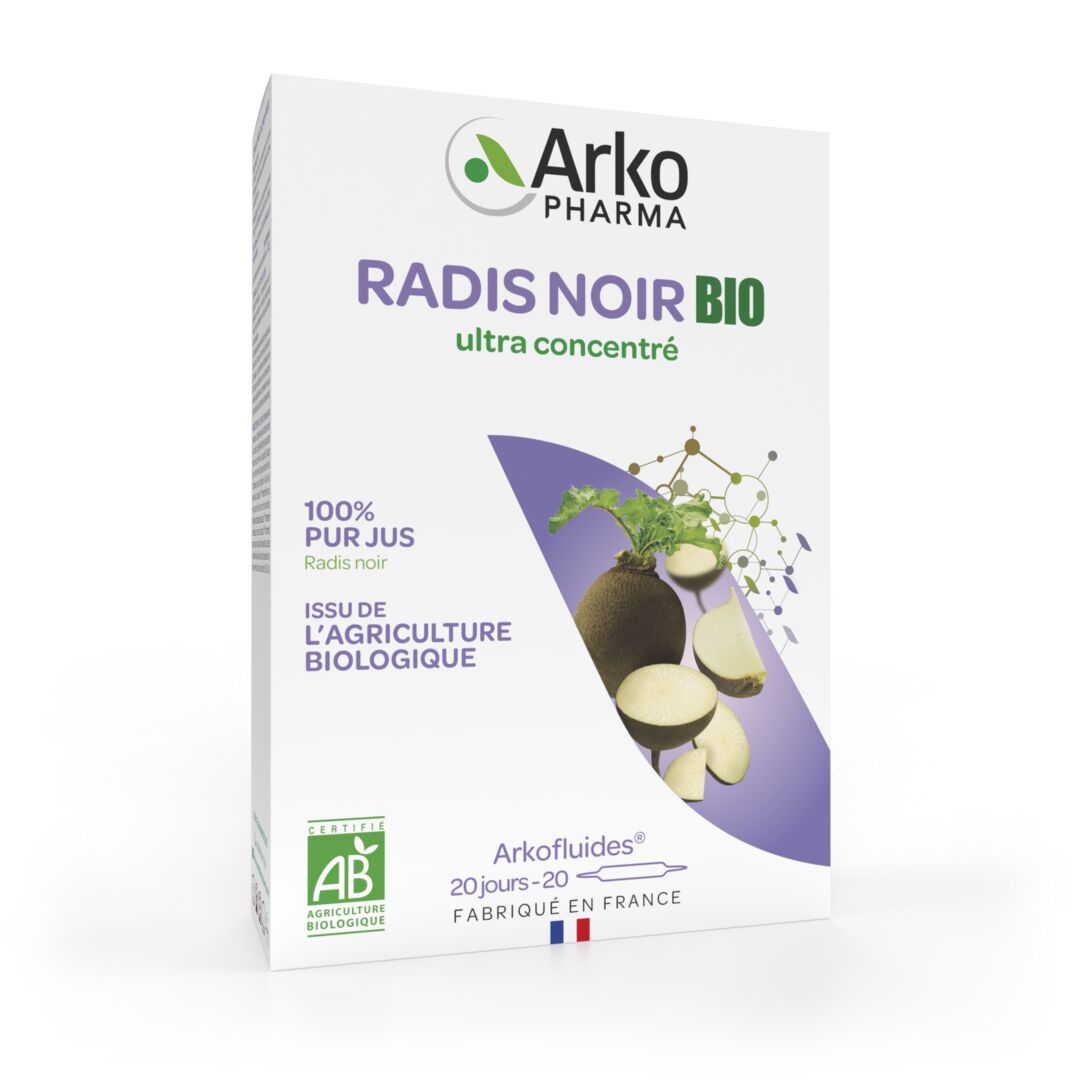 Arkopharma Arkofluides© BIO Radis noir 20 ampoules