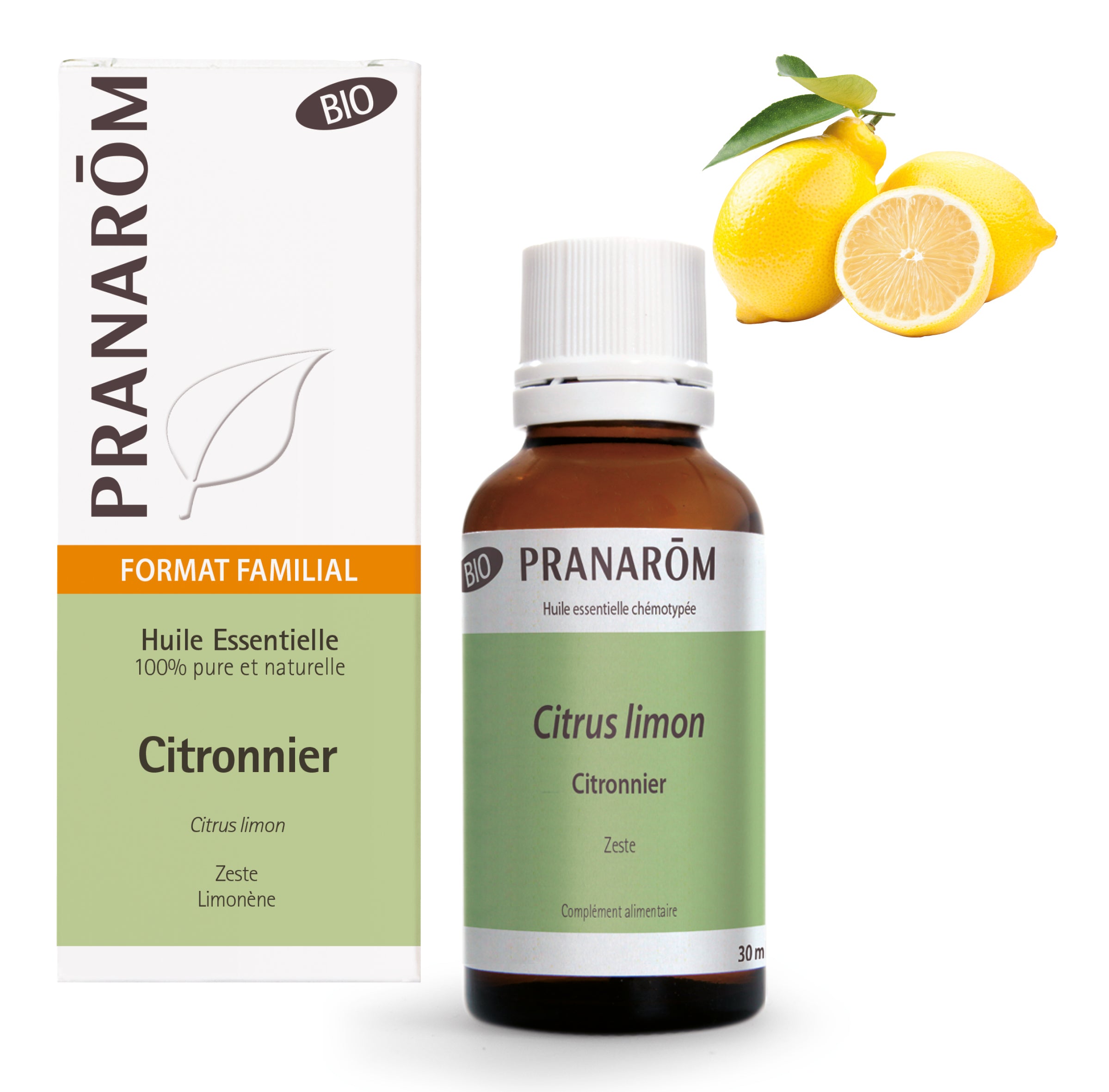 Pranarôm Huile essentielle de Citronnier BIO 30 ml